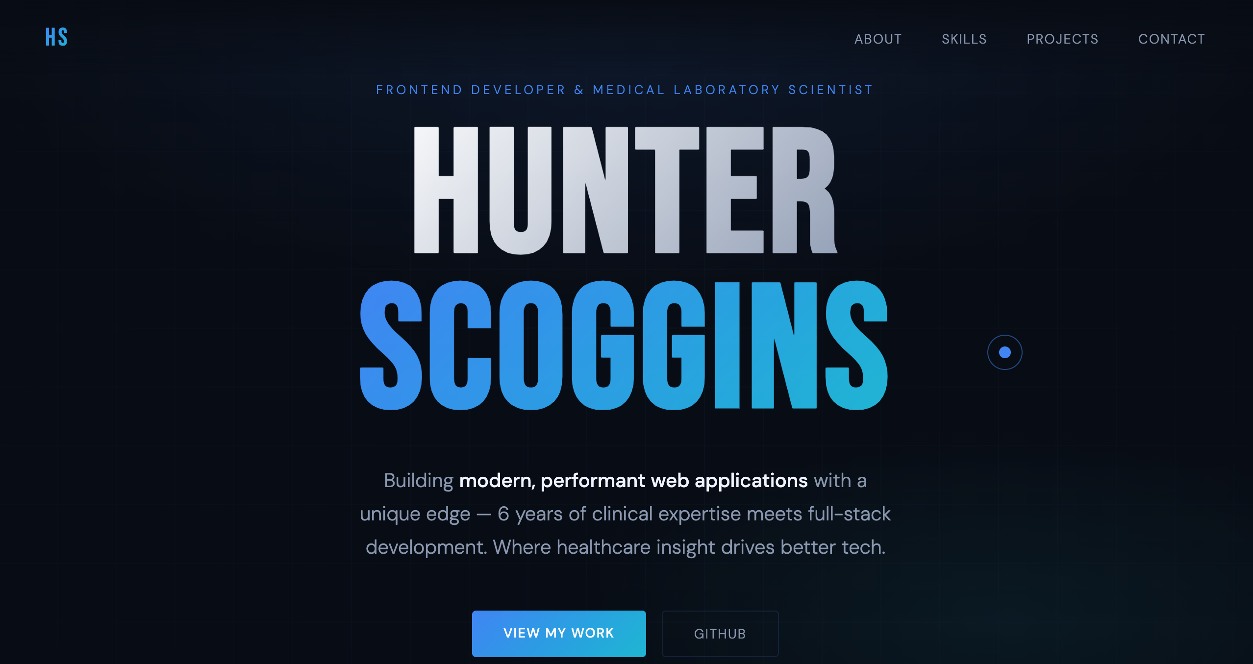 Developer Portfolio screenshot