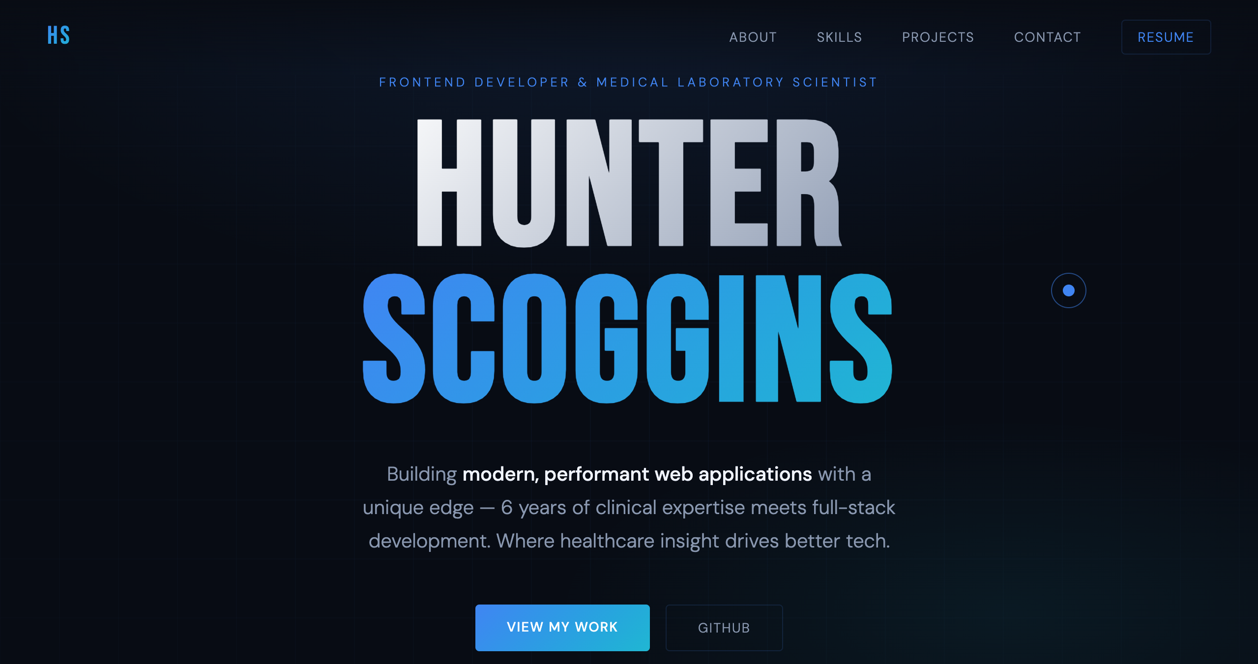 Developer Portfolio website